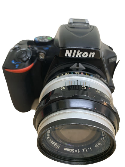 Nikon D5600 Camera w/ Nippon Kogaku 50mm f/1.4 Lens