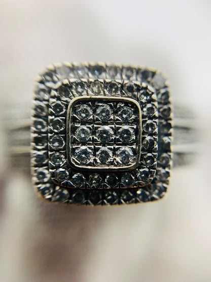 10K White Gold Lady's Ring 176 Dias | 1.76 CTW | 4.5 | Size 9.25