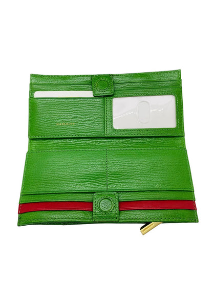 Hammitt North Palm Green Leather Ladies 110 Wallet w/ Box New/Other