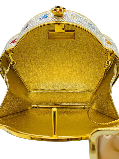 Judith Leiber Swarvoski Crystal Shoulder Bag with Dustbag & Mirror