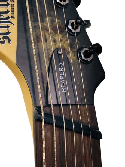 Schecter Reaper-7 Multiscale 7-String Guitar Satin Inferno Burst