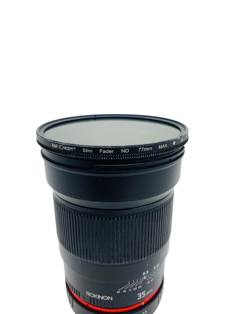 Rokinon 35mm 1:1.4 35mm AS UMC Lens for Canon EF w/ Filter