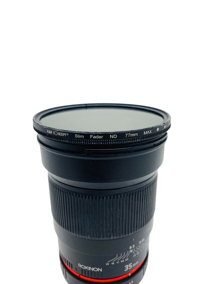 Rokinon 35mm 1:1.4 35mm AS UMC Lens for Canon EF w/ Filter