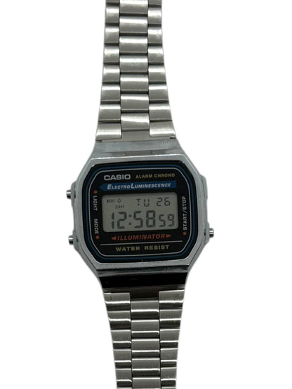 Casio Silver Illuminator Digital Watch Men 3298