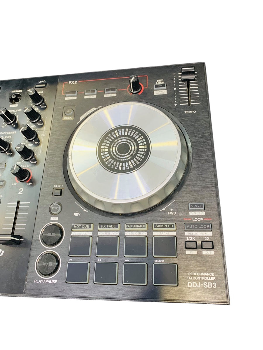 Pioneer DDJ-SB3 Black DJ Controller 2-Channel Serato DJ Pro (Read)