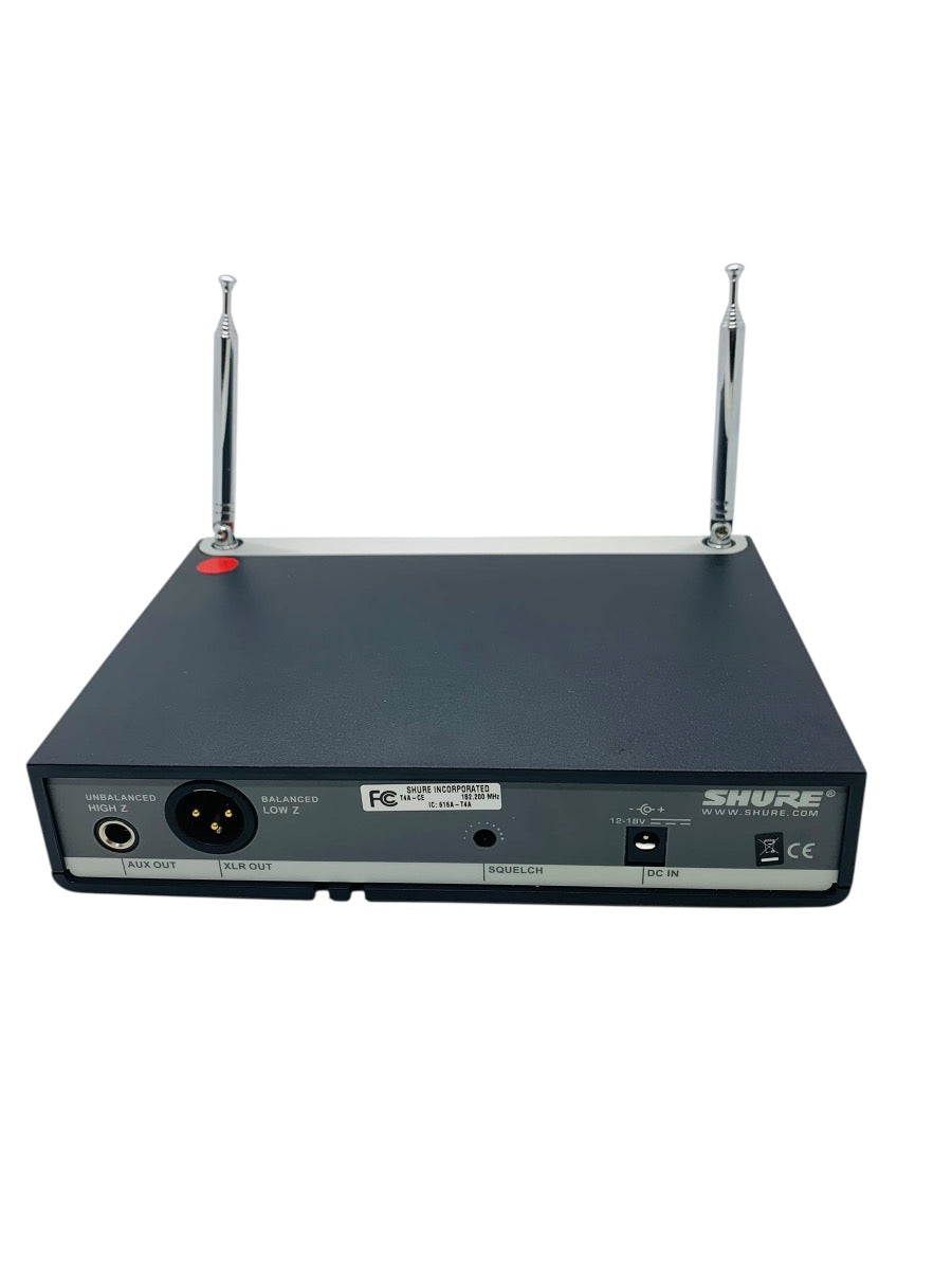 Shure VHF Diversity Receiver 182.200 MHz w/ Shure SM58 Microphone