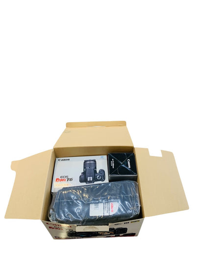 Canon EOS Rebel T6 Digital SLR Camera Premium Kit with 2 Lens New/Other
