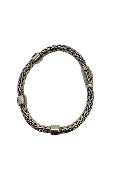 Phillip Gavriel Woven Sapphire Sterling Silver Bracelet 7.5"