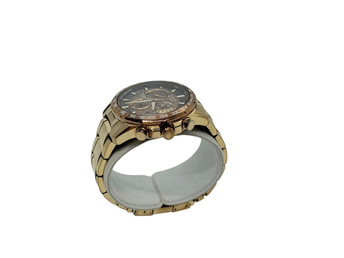 Citizen Eco Drive E650-S086728 Chronograph Watch Rose Gold