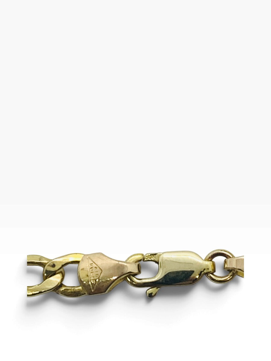 10K Yellow Gold Figaro Chain 5.8 Grams | 5mm Width | 24" Length
