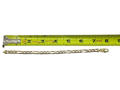 14K Yellow Gold Figaro Bracelet 5.5mm | 8" | 19.5g