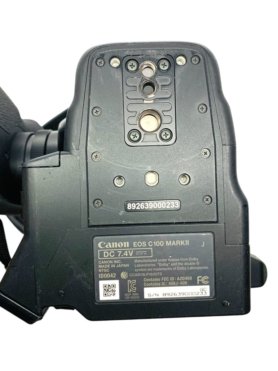 Canon EOS C100 Mark II HD PRO Cinema Camcorder Camera Dual Pixel