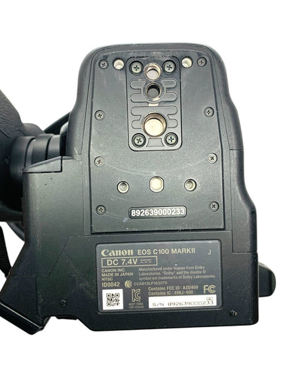 Canon EOS C100 Mark II HD PRO Cinema Camcorder Camera Dual Pixel