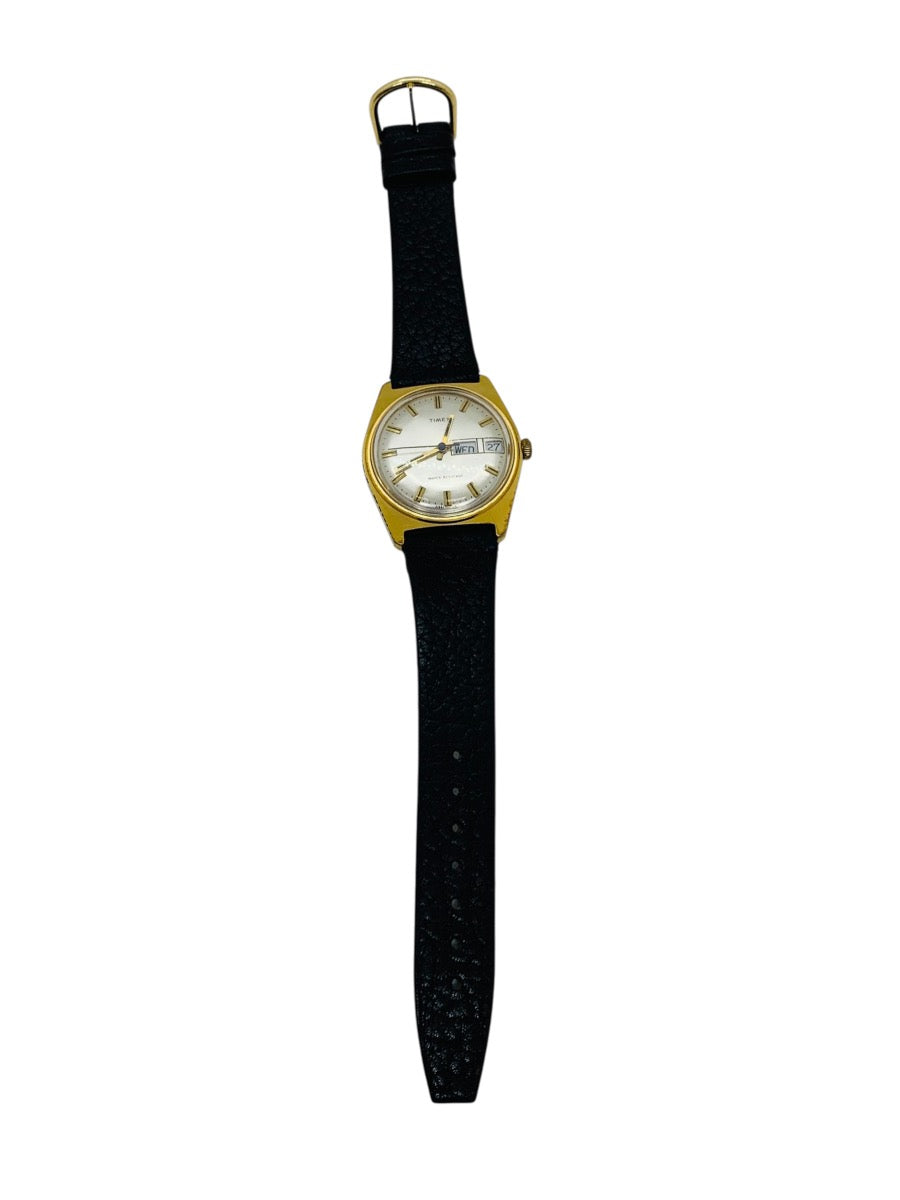 Vintage 1970s Timex Marlin Day-Date Mens Watch ( Mod: 27860-10677 )
