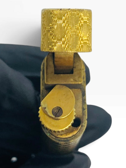 Vintage Luxury Cartier Les Must Gold Plated Lighter  Made in France