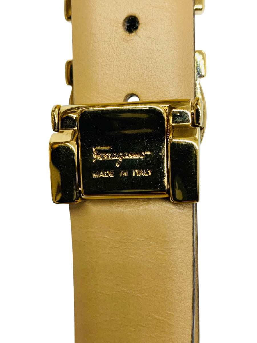 Salvatore Ferragamo Gold Belt Buckle (Please Read)