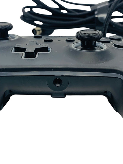 Nintendo Power A Enhanced Wired Controller Black LED Controller