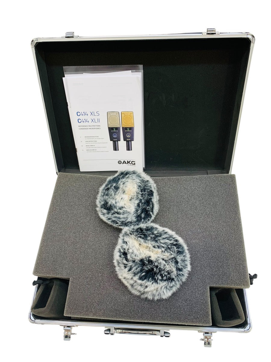 AKG C414 XLII XL2 ST Condenser Microphone Live/Studio Mic (Stereo Matched Pair)