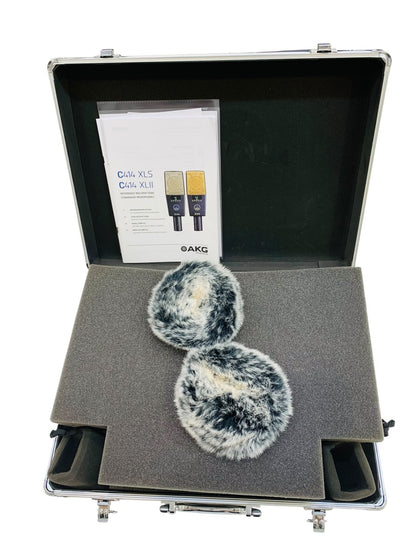AKG C414 XLII XL2 ST Condenser Microphone Live/Studio Mic (Stereo Matched Pair)