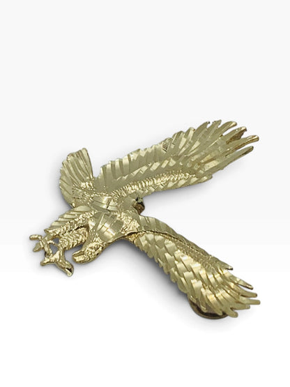 14K Yellow Gold Eagle Style Pendant 4.9 Grams | Size 1.5" X 1.5"
