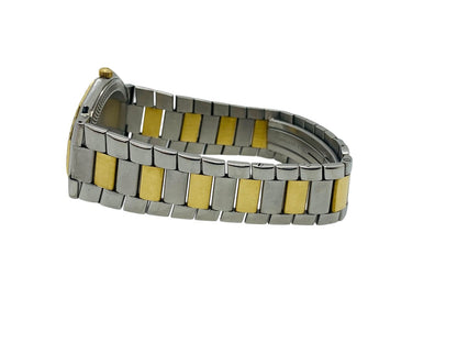 Baume & Mercier Riviera 5131.050 18k Gold/SS Diamond Bezel Swiss Quartz Watch