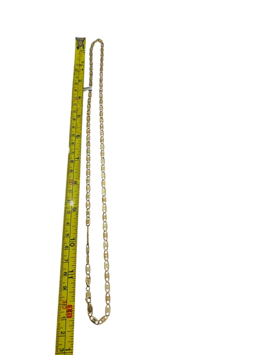 3 Tone 10K Gucci Gold Chain | Size 25 | 16.3g