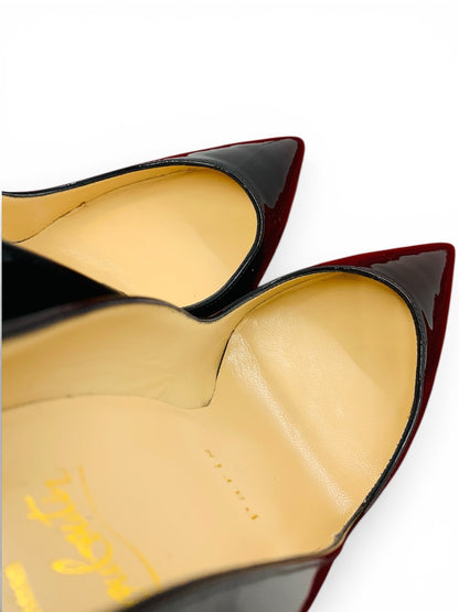 Christian Louboutin Black Pumps Red Bottom Womens Size 8