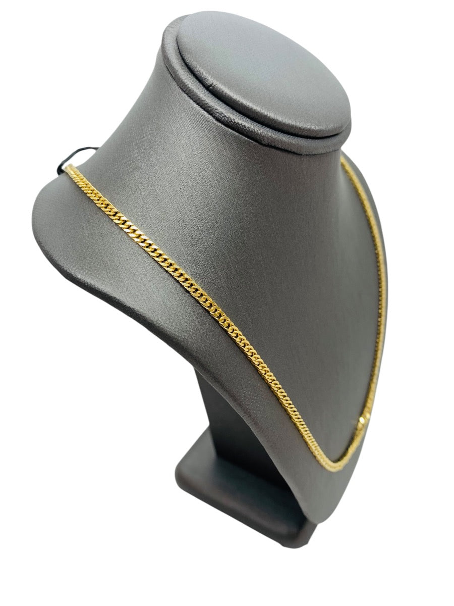 18K Yellow Gold Curb Chain | Size 19 | 13.2g