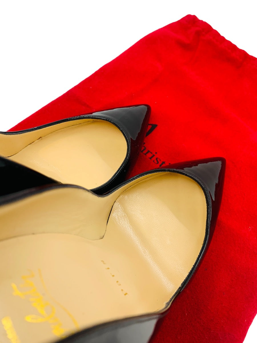 Christian Louboutin Black Pumps Red Bottom Womens Size 8