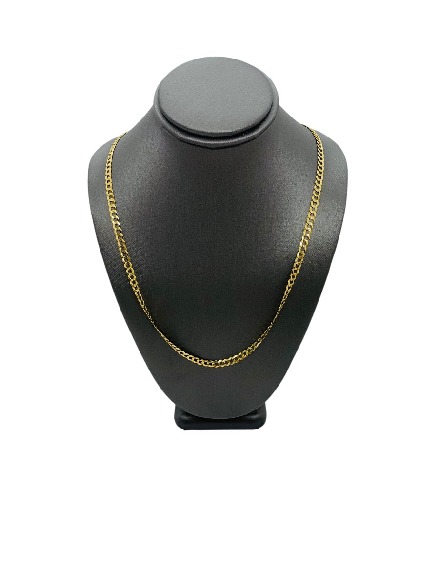 14K Yellow Gold Curb Chain | Size 20 | 7.5g