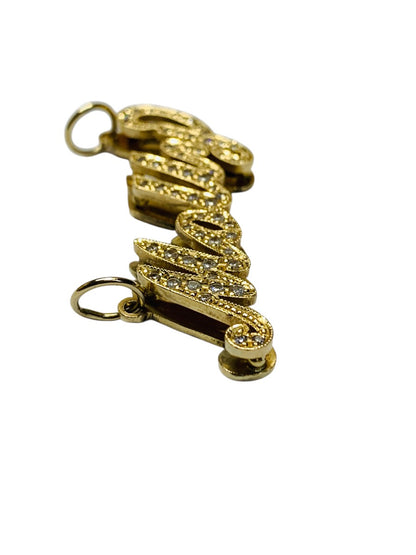 14K Yellow Gold "Molly" Design Pendant 8.5 Grams |1 3/4" x 1"