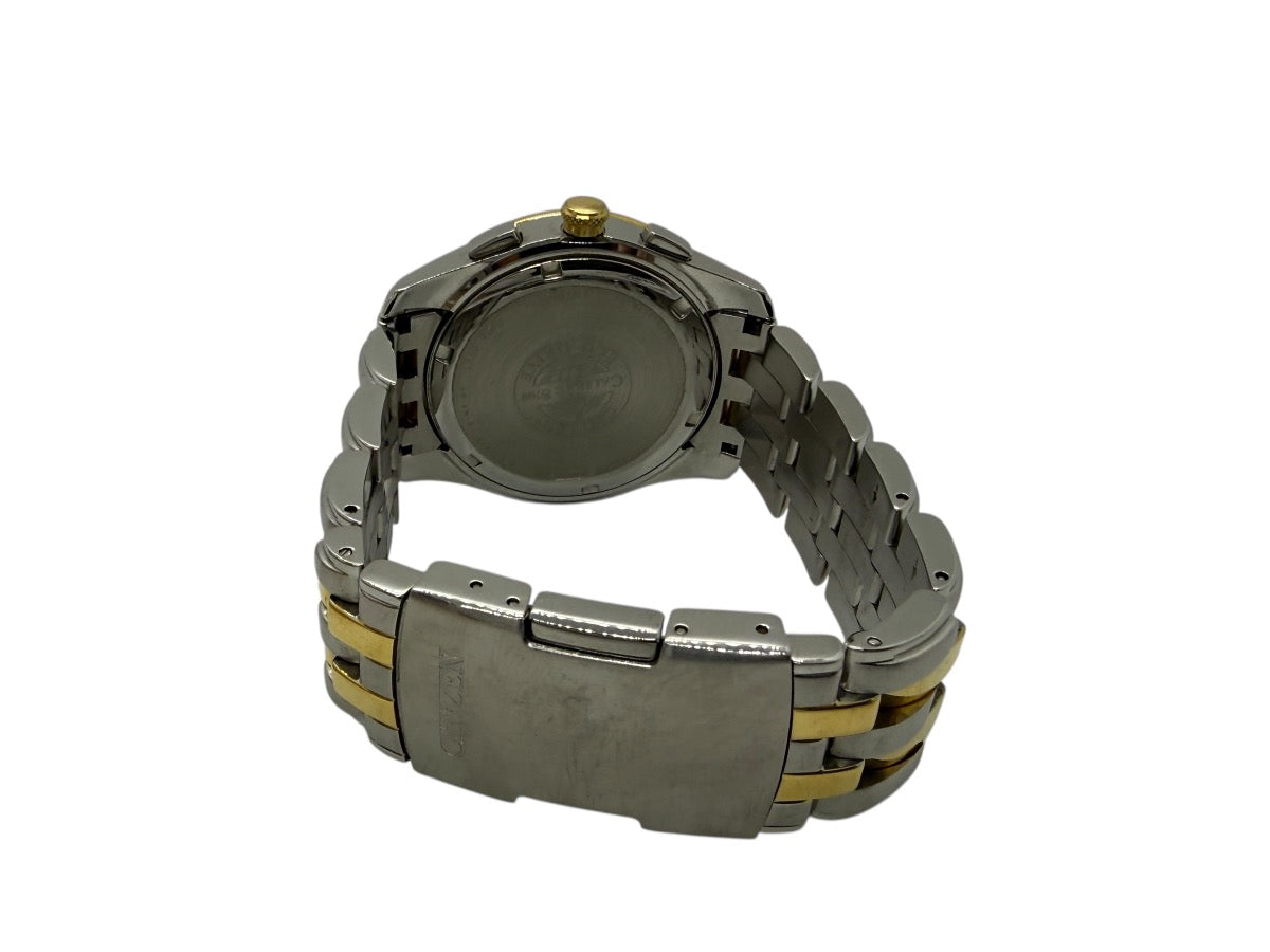 Citizen Black Dial Men's Quartz Stainless Steel Watch 6329-S121493