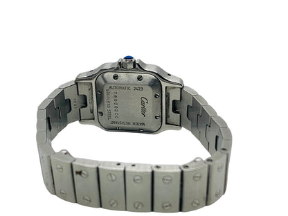 Cartier Santos Galbee 2423 Stainless Steel Automatic Silver Roman Dial 24mm