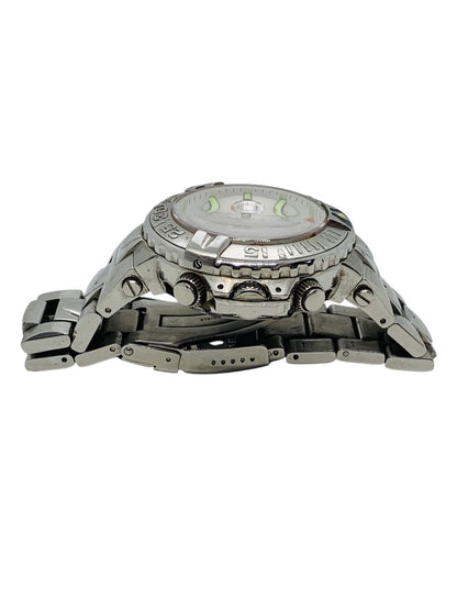 Invicta Subaqua Noma II Automatic 52mm Watch Stainless Steel Band White Dial 7in