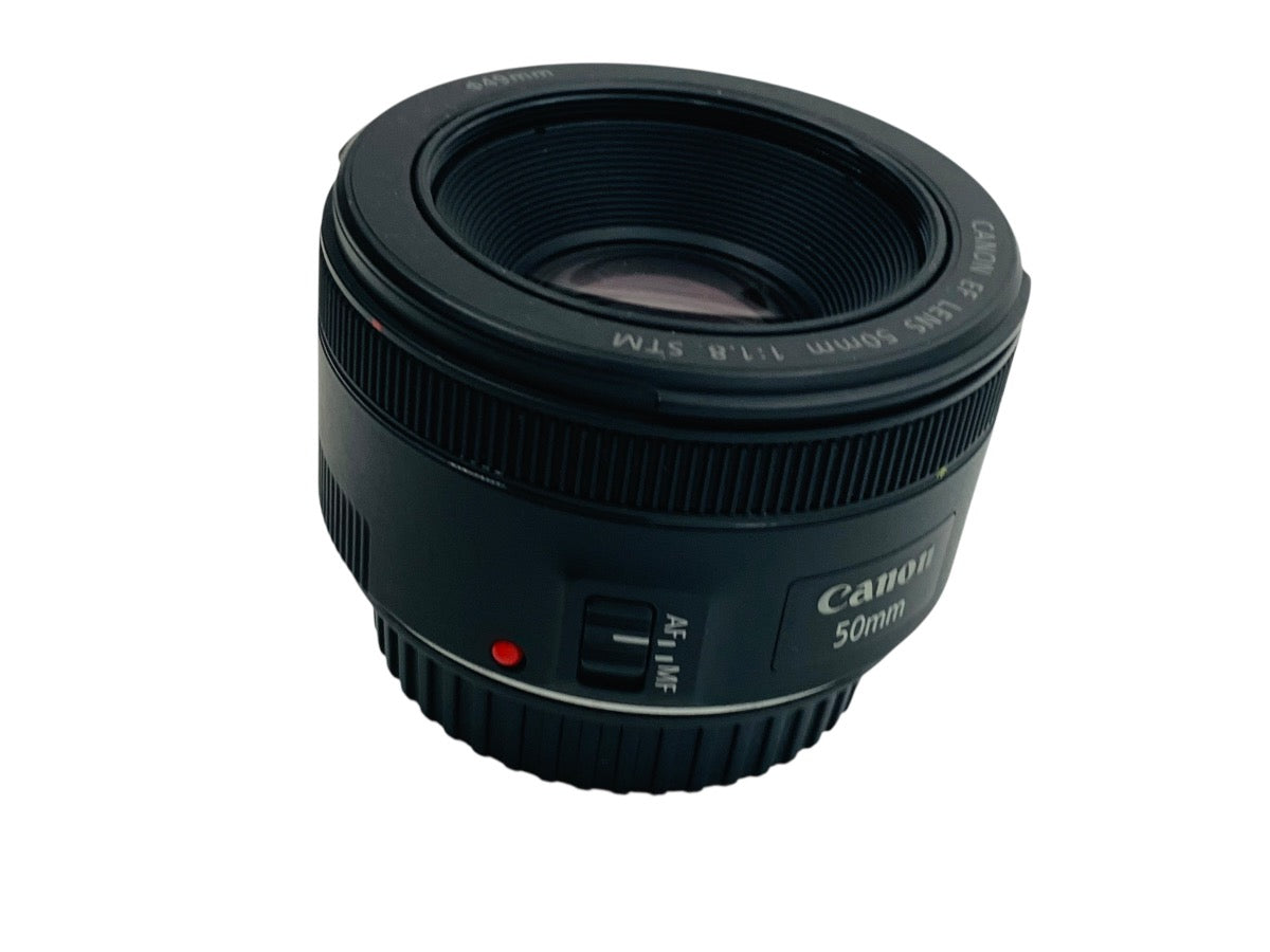 Canon EF Lens 50mm 1:1.8 STM Lens (.35m/1.1ft)