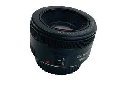 Canon EF Lens 50mm 1:1.8 STM Lens (.35m/1.1ft)