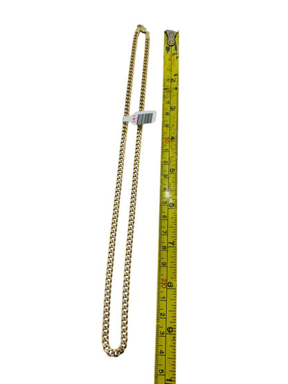 14K 2T Gold Curb Chain | Size 19 | 13.8g