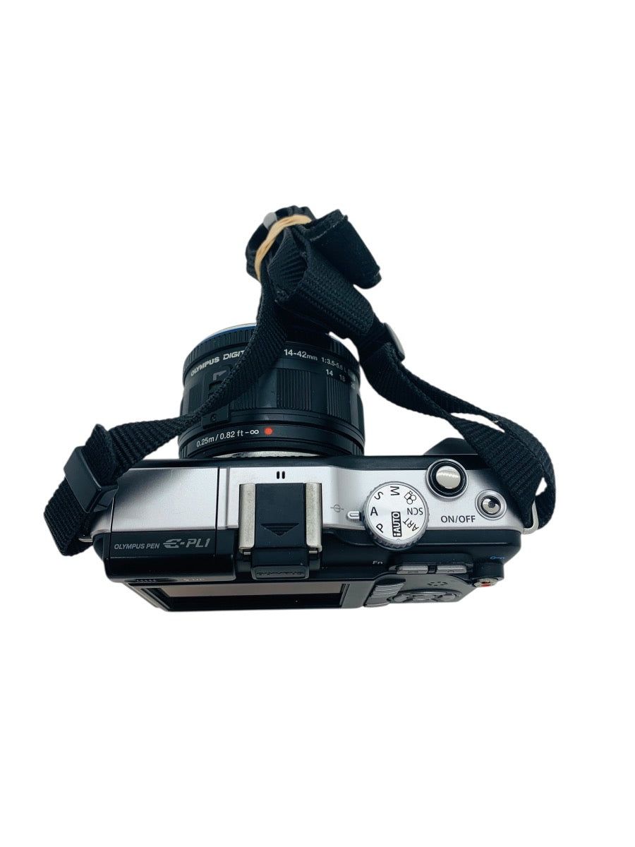 Olympus PEN E-PL1 Digital Camera - Black w/ Olympus ED 14-42mm Lens