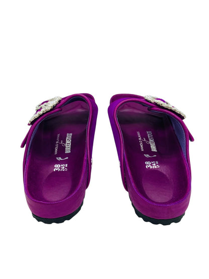 Manolo Blahnik for Birkenstock Arizona Fuschia | Size 38