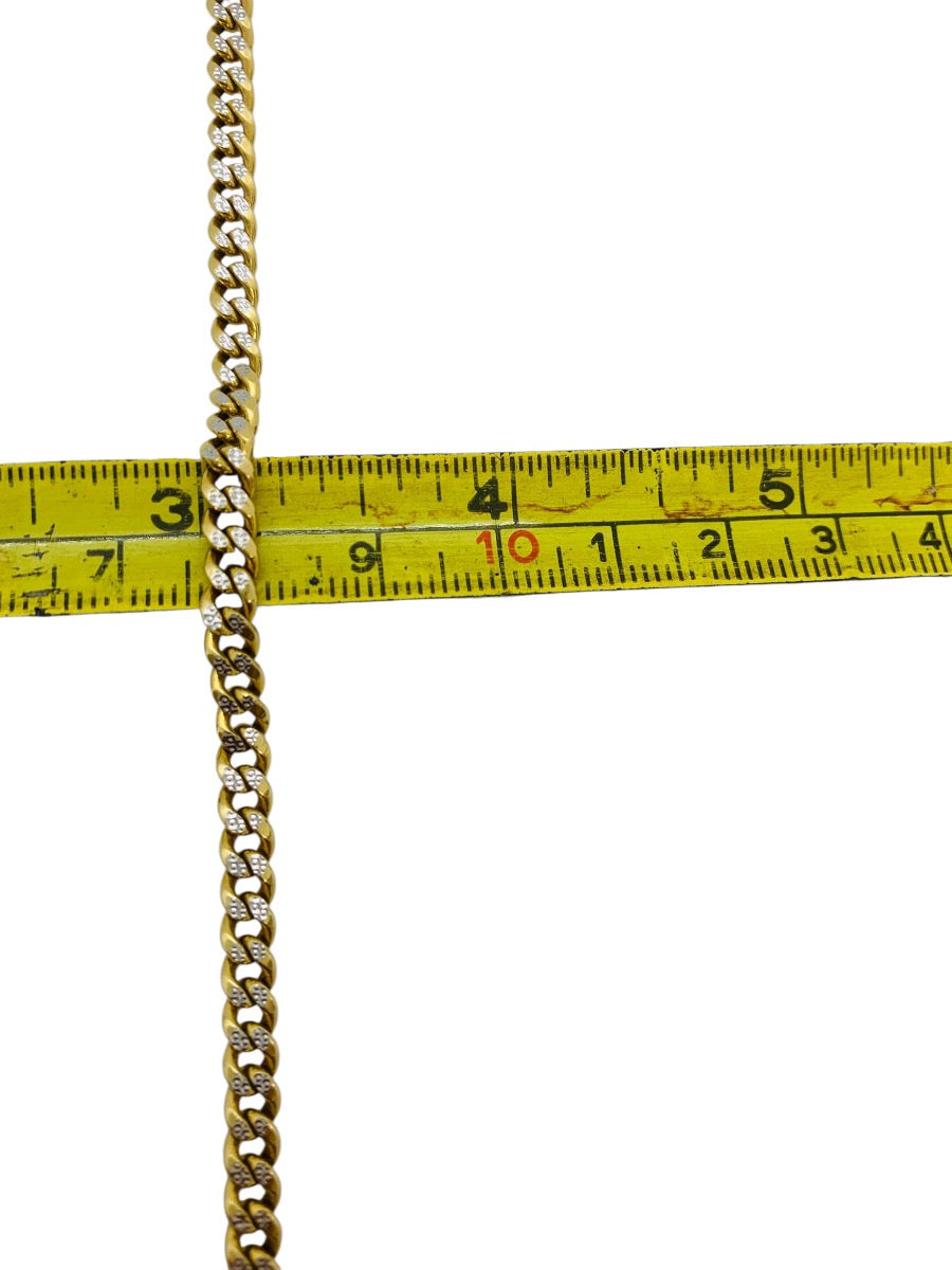 14K 2T Gold Curb Chain | Size 19 | 13.8g