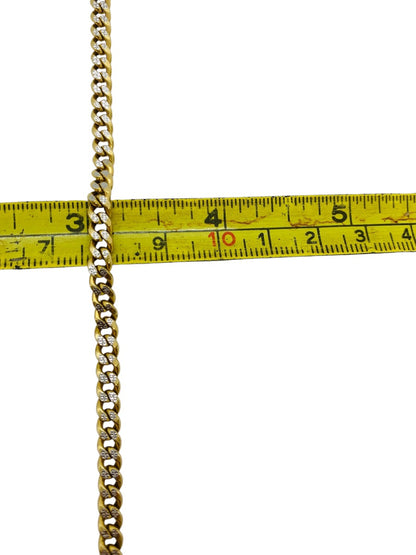14K 2T Gold Curb Chain | Size 19 | 13.8g