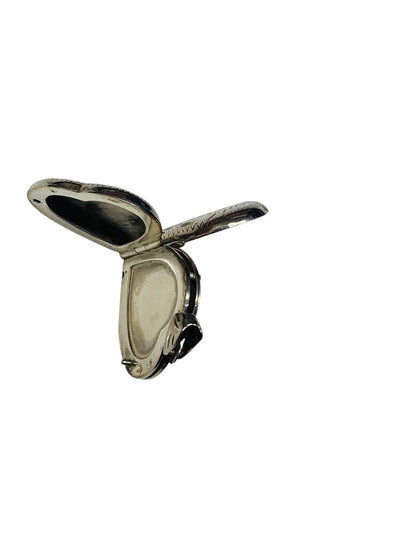 Sterling Silver .925 Heart Double-Quad Locket Pendant 14.9 Grams