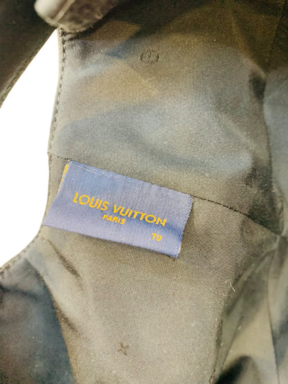 Louis Vuitton Monogram Leather Embossed Black Cap MP2320