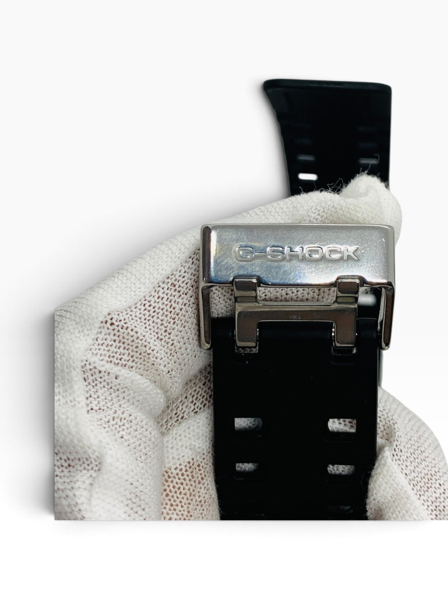 Casio G-Shock 5522 Digital Watch 52.5mm Blue Face Black Rubber Band
