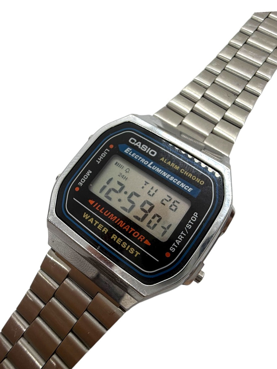 Casio Silver Illuminator Digital Watch Men 3298