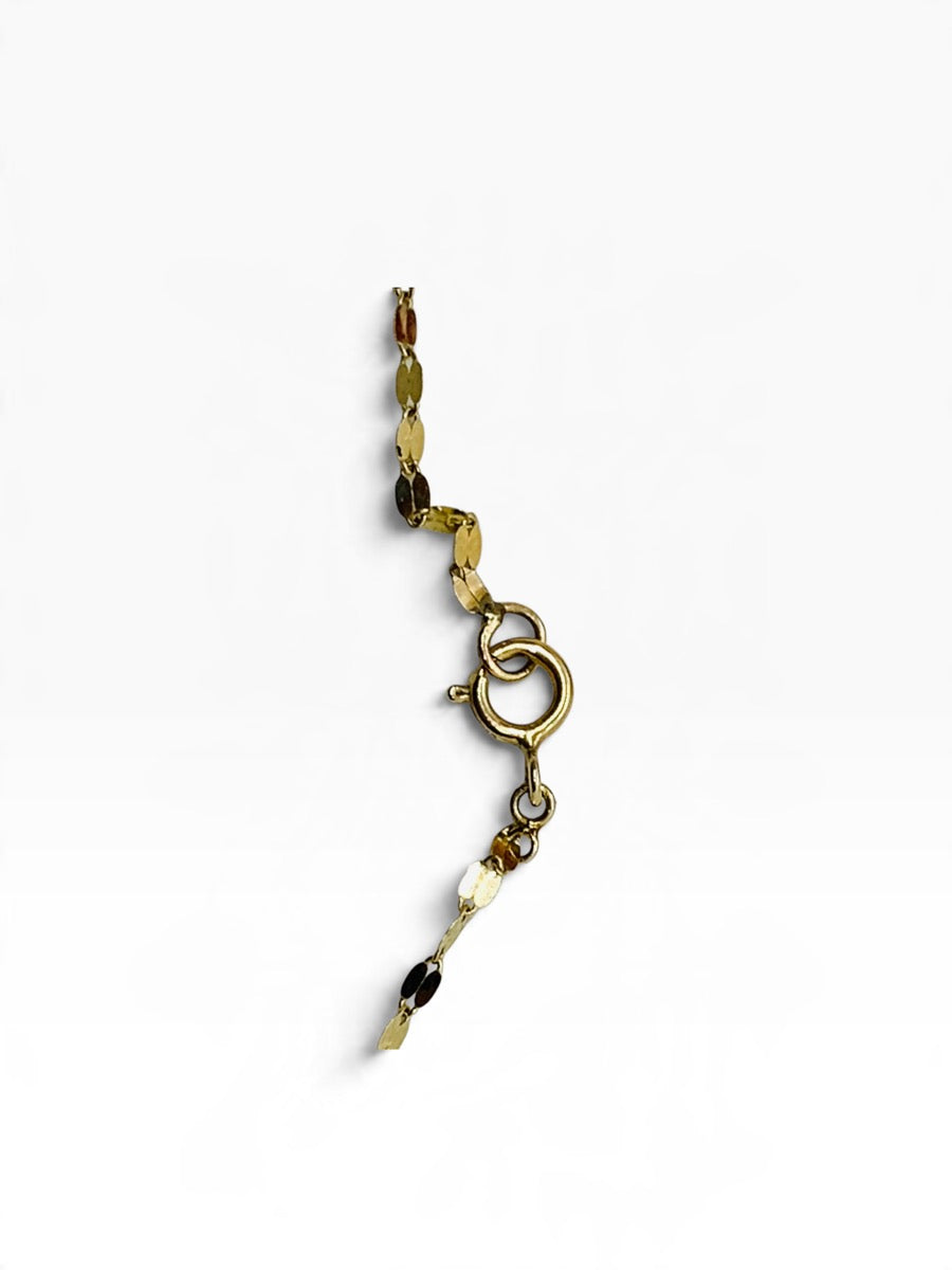 14K Yellow Gold Multicolor Topaz Pendant Necklace 1.8 Grams | 16" Length