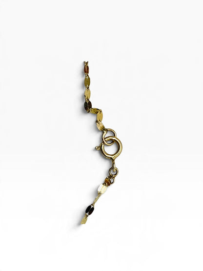 14K Yellow Gold Multicolor Topaz Pendant Necklace 1.8 Grams | 16" Length