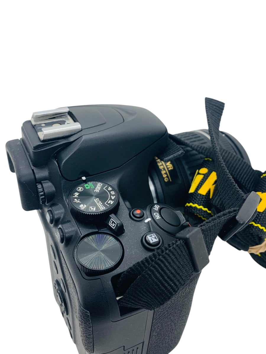 Nikon D3500 DSLR Camera w/ Nikon AF-P Nikkor 18-55mm Lens - Black