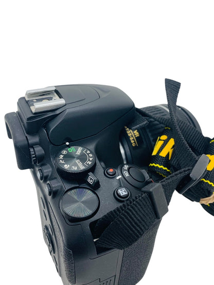 Nikon D3500 DSLR Camera w/ Nikon AF-P Nikkor 18-55mm Lens - Black