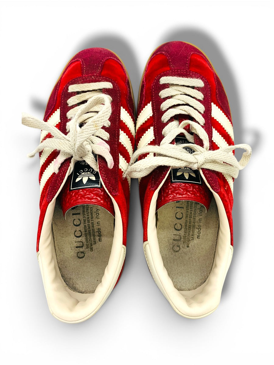 Gucci x Adidas Gazelle Men's Sneakers | US 6.5 | Red Suede